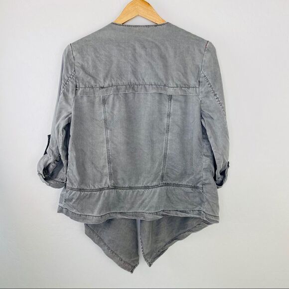 Max Jeans gray open blazer size small - Picture 3 of 7